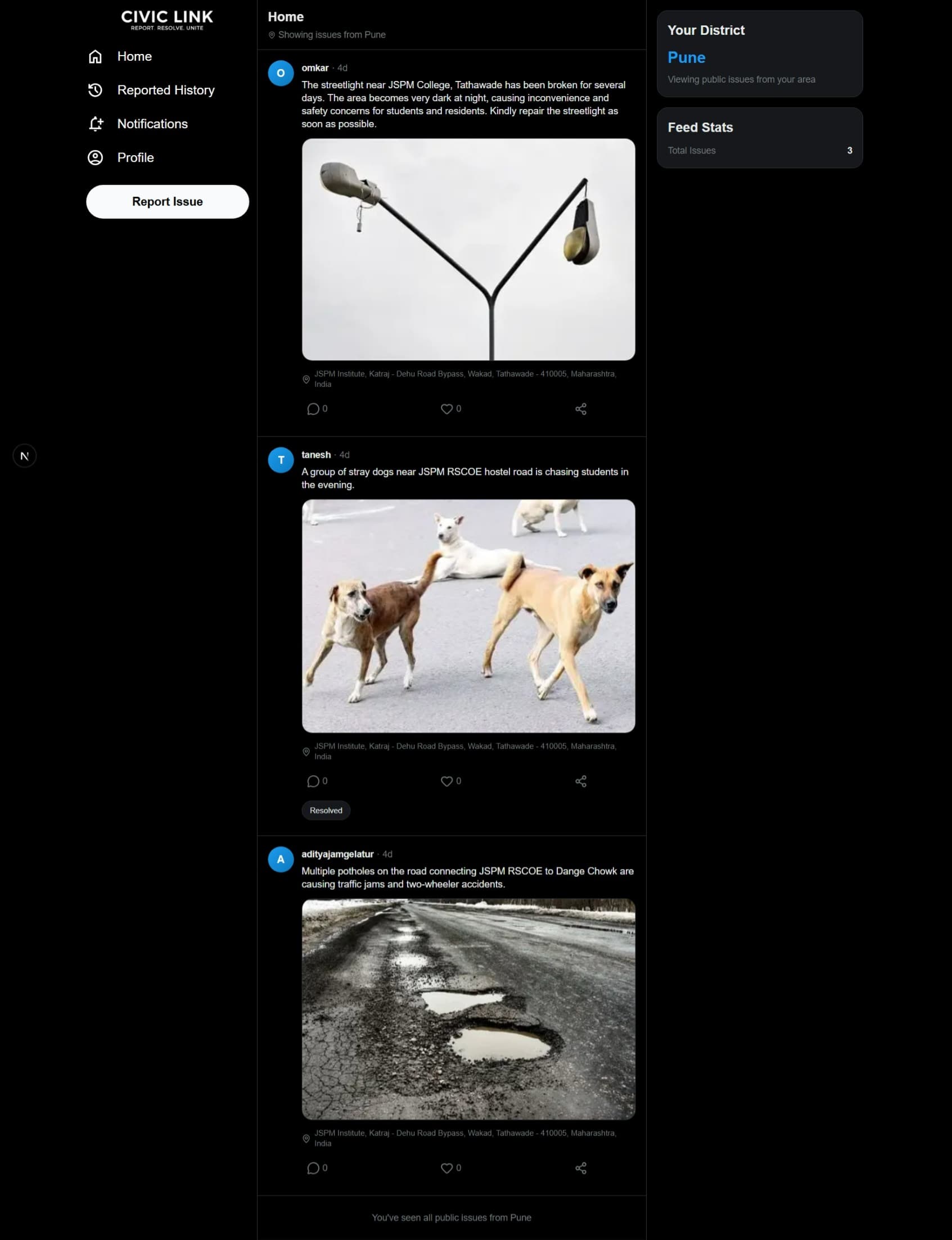 CivicLink – Civic Issue Reporting System - Image 6